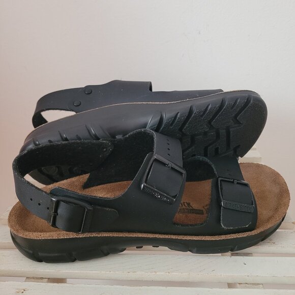 Birkenstock Milano "Professional" Black Sandals-Size 39-SEE CAPTION!!! - Picture 6 of 11